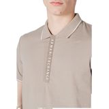 Armani Exchange - Polo Korte Mouw - Beige - Katoen