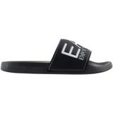 Emporio Armani - EA7 - Logo Slides - Wit - Rubber