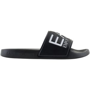 Emporio Armani - EA7 - Logo Slides - Wit - Rubber