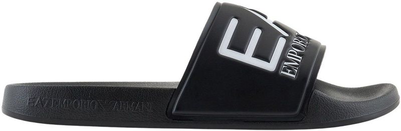 Emporio Armani - EA7 - Logo Slides - Wit - Rubber