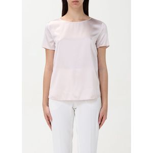 Emporio Armani - T-shirt - Zijden - Zwart - 94% Zijde - 6% Elastaan