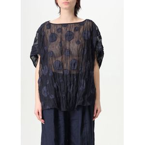 Emporio Armani, Dames, Blouses & Shirts, Blauw, Maat: S