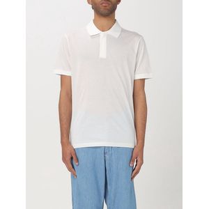 Emporio Armani - Poloshirt - Wit - Piqué Katoen - Regelmatige Pasvorm