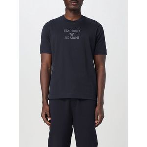 Emporio Armani, Heren, Tops, Blauw, Maat: M
