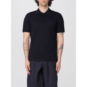 Emporio Armani - Travel Essential Polo Shirt - Blauw - Heren - Katoen