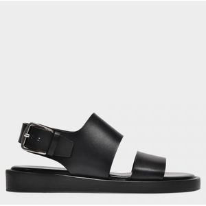 Ann Demeulemeester, Flat Sandalen Zwart, Dames, Maat:36 EU