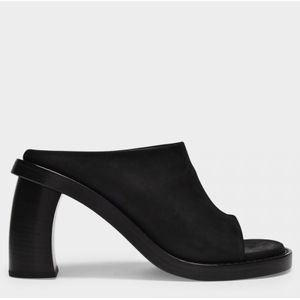 Clara sandalen in zwart leer