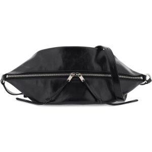 Jil Sander, Heren, Tassen, Zwart, Maat: ONE Size Leer,