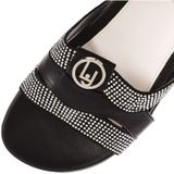 Liu Jo - Slippers - Zwart - Synthetisch