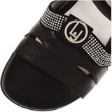 Liu Jo - Dames Sandalen - Zwart - Leer - Klittenbandsluiting