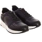 Liu Jo - Sneakers - Zwart - Veganistisch Leer - Vetersluiting