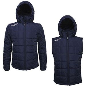 Kappa - Gewatteerd Trainingsjack - Zwart - Polyester - WATER PROTECTION