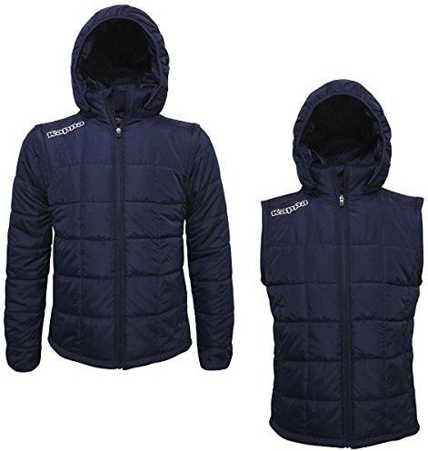 Kappa - Gewatteerd Trainingsjack - Zwart - Polyester - WATER PROTECTION