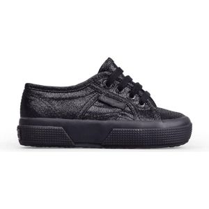 Superga - Meisjes Sneakers Lamej Total Black - Zwart - Maat 23