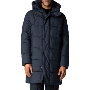 Save The Duckvoor mannen. D41958M-RECY19 Damon gewatteerde jas marine (L), Casual, Gerecycled polyester, Marineblauw