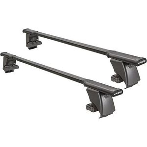 Dakdragers geschikt voor de Seat Ibiza 3d 2008 t/m 2017 glad dak - Staal smal - 75kg laadvermogen - Merk Farad