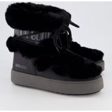 Moon Boot - Ltrack - Snowboot - Zwart - Faux Fur - Waterafstotend Nylon