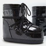 Moon Boot - Icoon Laag Glitter - Winterlaarzen - Zwart - Snowboots