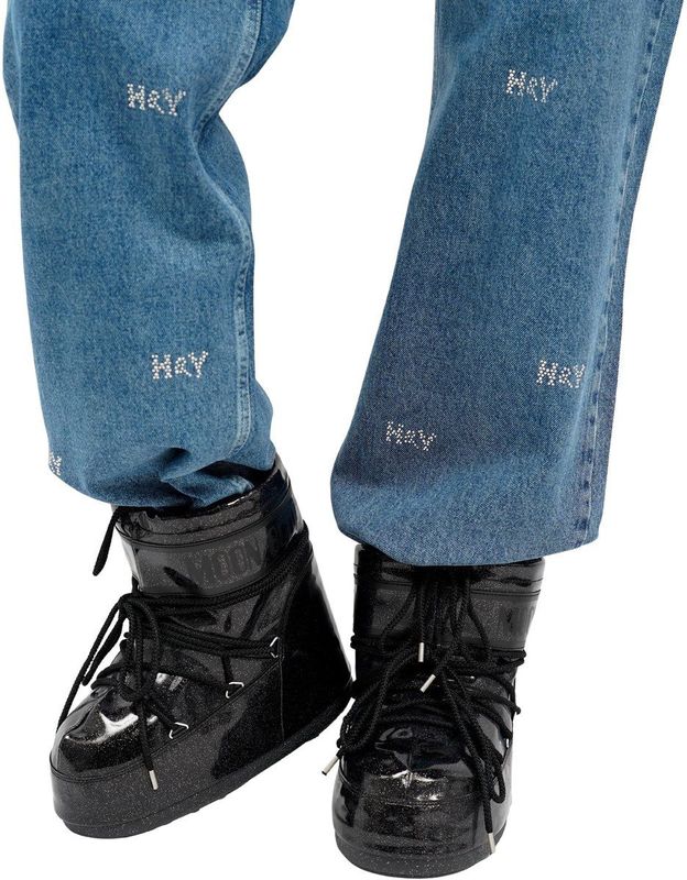 Moon Boot - Icoon Laag Glitter - Winterlaarzen - Zwart - Snowboots