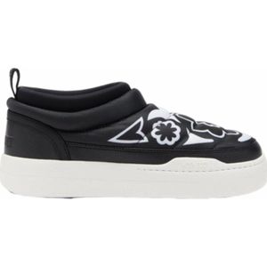 Moonboot - Dames Pantoffels - Park Soft Flower - Zwart - Kunststof