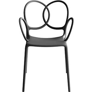driade Sissi fauteuil, polypropyleen, donkergrijs, medium