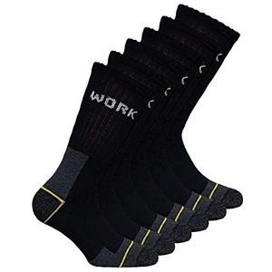 Fontana Calze, 6 paar werksokken versterkte hak en teen kort model