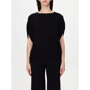 Emporio Armani - Ronde Hals Trui - Zwart - Dames - Katoen