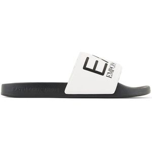 Emporio Armani - EA7 - Schoenen - Wit - Synthetisch - Heren Slippers