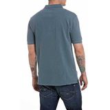 Replay - Polo - Blauw - Katoen - Normale Fit
