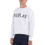 REPLAY - M6527.000.22890P - Trui - Blauw - Katoen