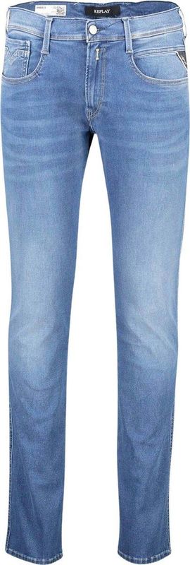 Replay - Anbass Slim-Fit Hyperflex - Herenjeans - Donkerblauw - 5 Zakken