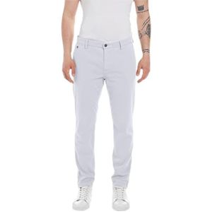 Replay Benni X-Lite Plus Jeans voor heren, 802 Chalk Grijs, 31W x 34L