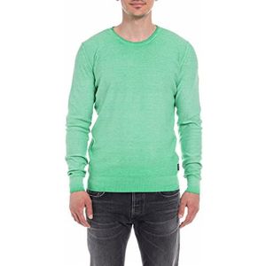 Replay Heren UK2656 trui, 630 REAL Green, XS, 630 Real Green, XS