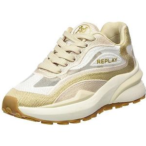 Replay Athena Wave Sneakers voor dames, 045 platina, 40 EU, 045 platina, 40 EU