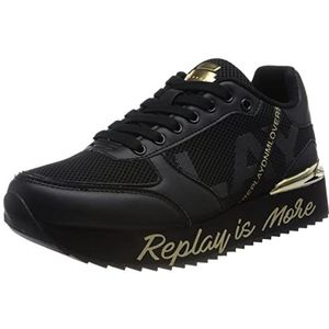 Replay Penny MESH Sneakers voor dames, zwart, 38 EU, 003 Black, 38 EU