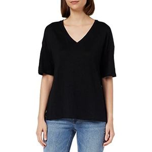 Replay Dames W3779A T-shirt, 098 zwart, XXS, 098 Black, XXS