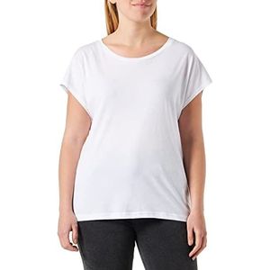 Replay Dames W3795A T-shirt, 001 wit, XS, 001, wit, XS