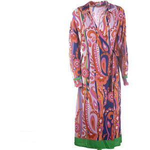 Replay - W9023.000.73946 - Midi-jurk - Met Lange Mouwen