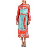 Replay - W9030 - Damesjurk - Rood/Veelkleurig