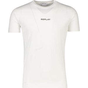 Replay - T-shirt - Wit - Katoen