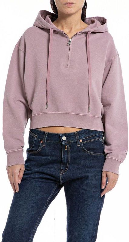 Replay W3103 .000.22738g Hoodie Roze S Vrouw