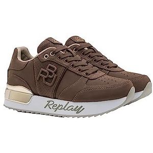 Replay Penny BLOC Sneakers voor dames, 012 Brown, 38 EU, 012 Brown, 38 EU