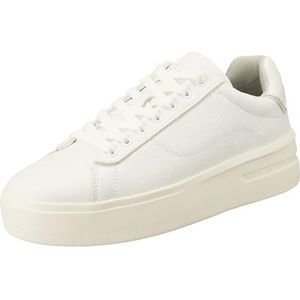 Replay Dames Cupsole Sneaker University W Allover 2 schoenen, wit (White 061), 37, Wit 061, 37 EU
