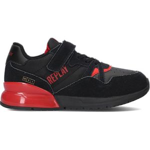 Replay Shoot Jr 3 Sneakers voor jongens, 178 zwart-rood., 30 EU
