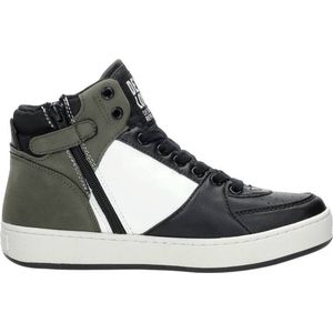 Replay Cobra 6 Boy Sneakers voor jongens, 3269 Black Army Green Off White, 31 EU