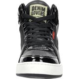 Replay - Cobra 1 - Hoge Sneakers - Zwart - Textiel en Lederlook