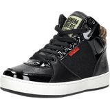 Replay - Cobra 1 - Hoge Sneakers - Zwart - Textiel en Lederlook