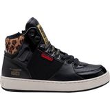 Replay - Cobra 1 - Hoge Sneakers - Zwart - Textiel en Lederlook