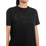 Replay - T-shirt - Zwart - 098 - Dames
