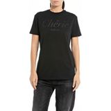 Replay - T-shirt - Zwart - 098 - Dames